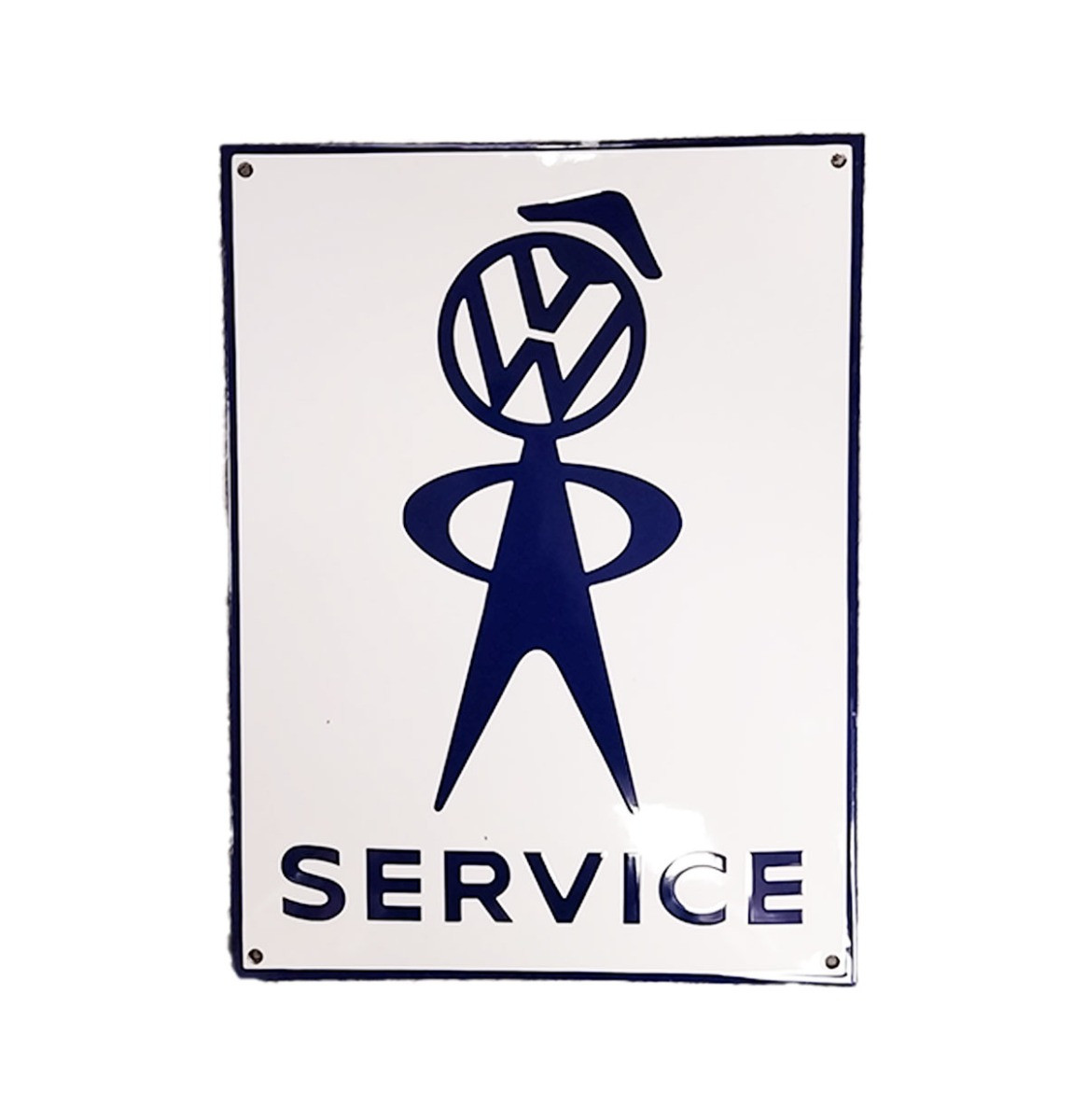 Volkswagen Service Man Emaille Bord - 40 x 30cm