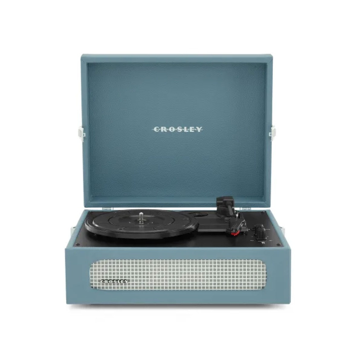 Crosley Voyager Portable Retro Platenspeler - Washed Blue BLUETOOTH IN/OUT