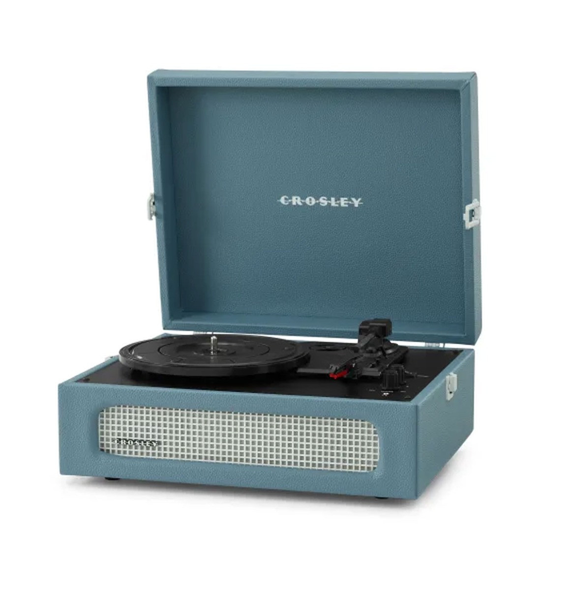 Crosley Voyager Portable Retro Platenspeler - Washed Blue BLUETOOTH IN (B-STOCK)