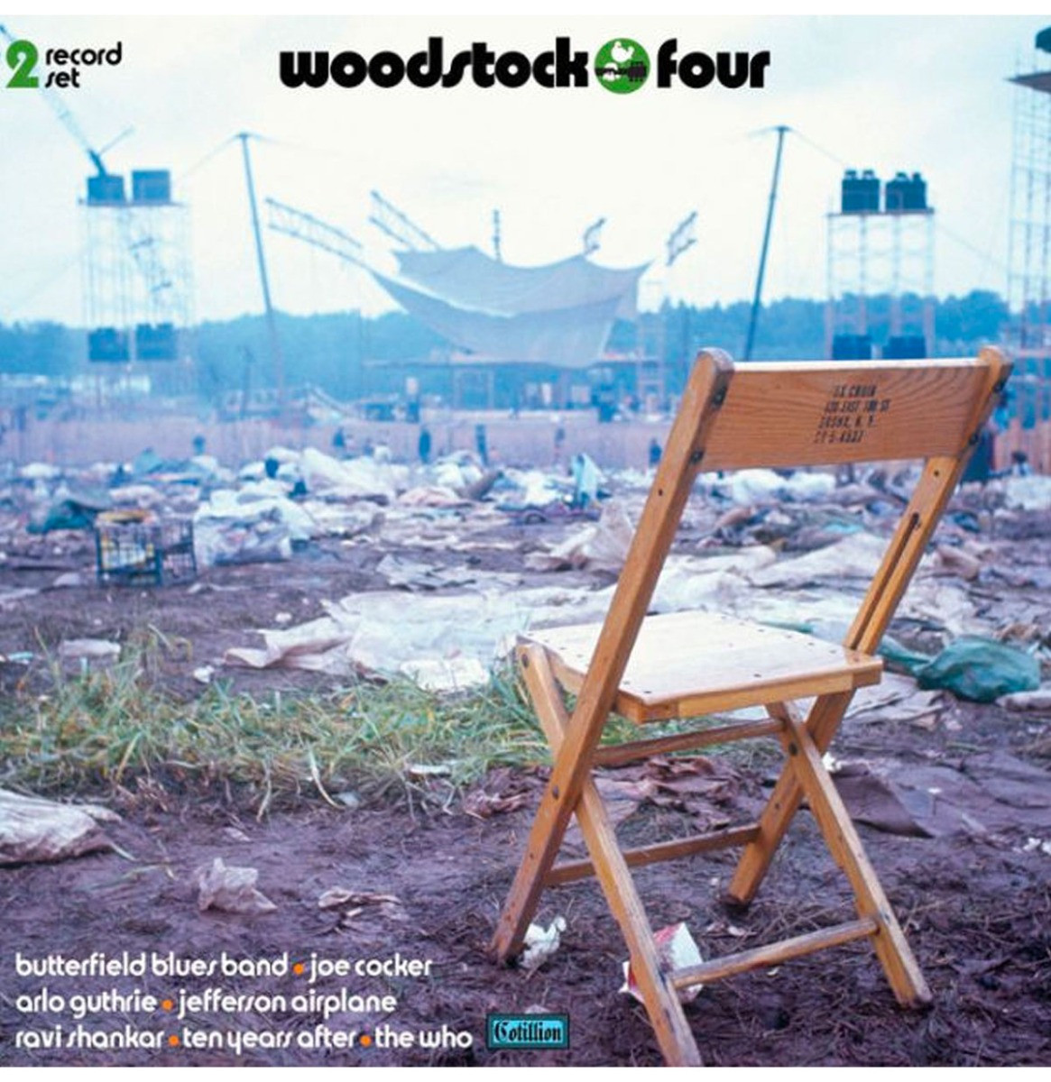 Various Artist - Woodstock Four (Gekleurd Vinyl) (Barnes & Noble Exclusive) 2LP