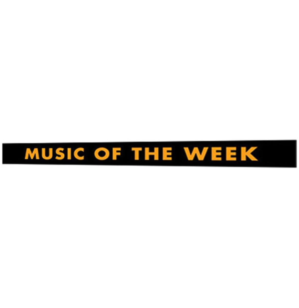 Wurlitzer 2700 Top Music Of The Week Display Plastic Film