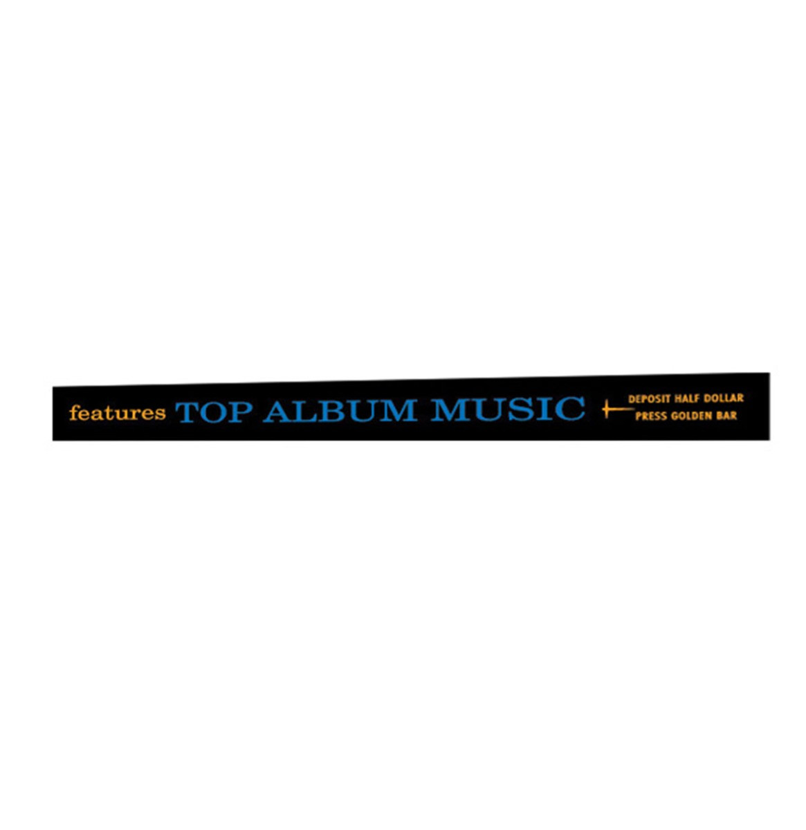 Wurlitzer 2800 Model &apos;Top Album Music&apos; Display Strook - Blauw