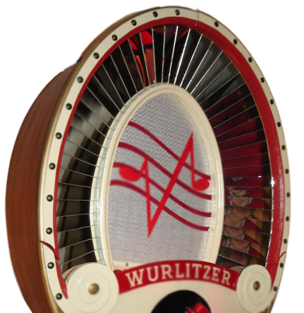 Wurlitzer 4007 Speaker Complete Spiegels Set