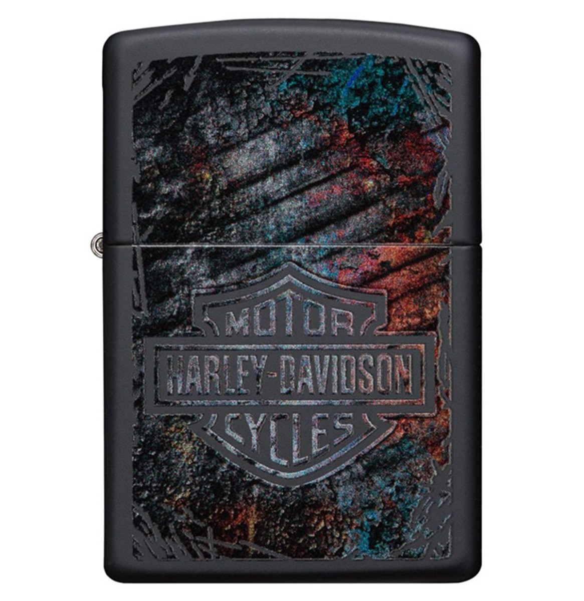 Zippo Aansteker Harley-Davidson Zwart/ Rood/ Blauw