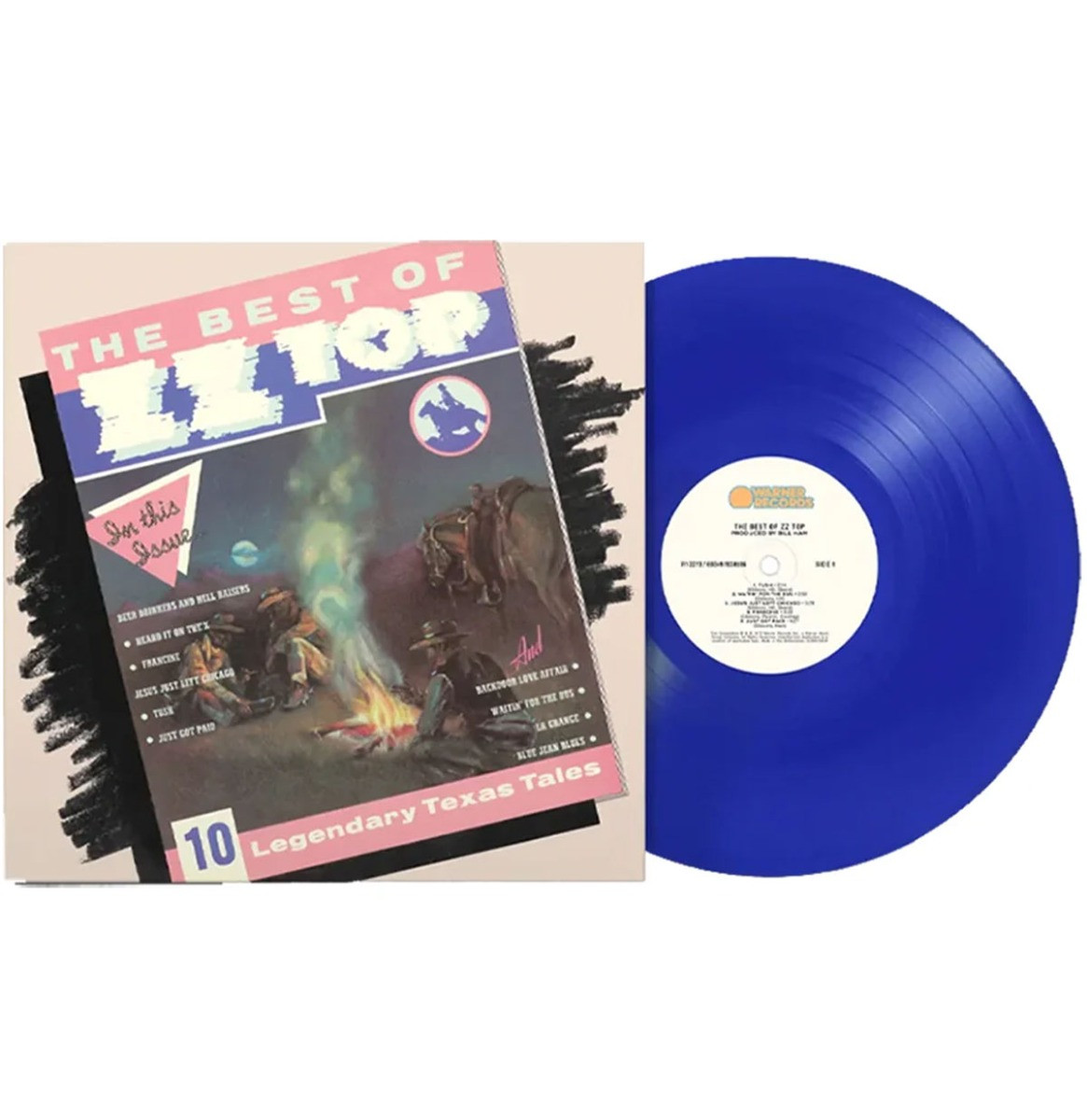 ZZ Top - The Best Of ZZ Top (Blue Vinyl) LP