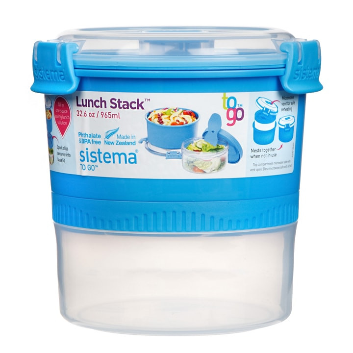 Sistema TO GO - Lunch Stack - 965 ml Blauw