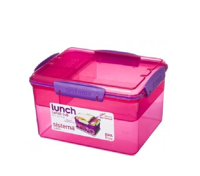 Sistema Lunch - Lunch Tub - 2.300 ml Roze/Paars