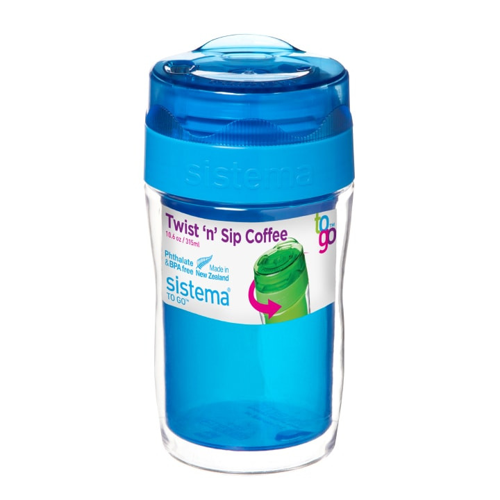 Sistema TO GO - Twist 'n' Sip Coffee Isoleerbeker - 315 ml Blauw