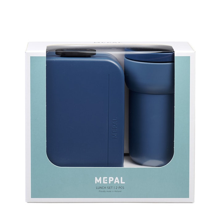 Mepal Ellipse - Lunchbox + Reisbeker - Nordic Denim