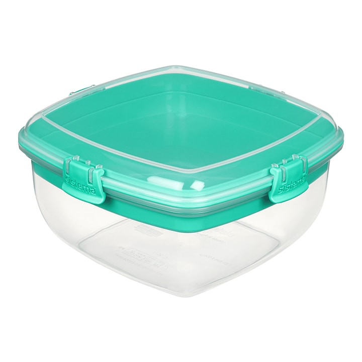 Sistema TO GO - Salad + Sandwich Lunchbox - 1.630 ml Minty Teal