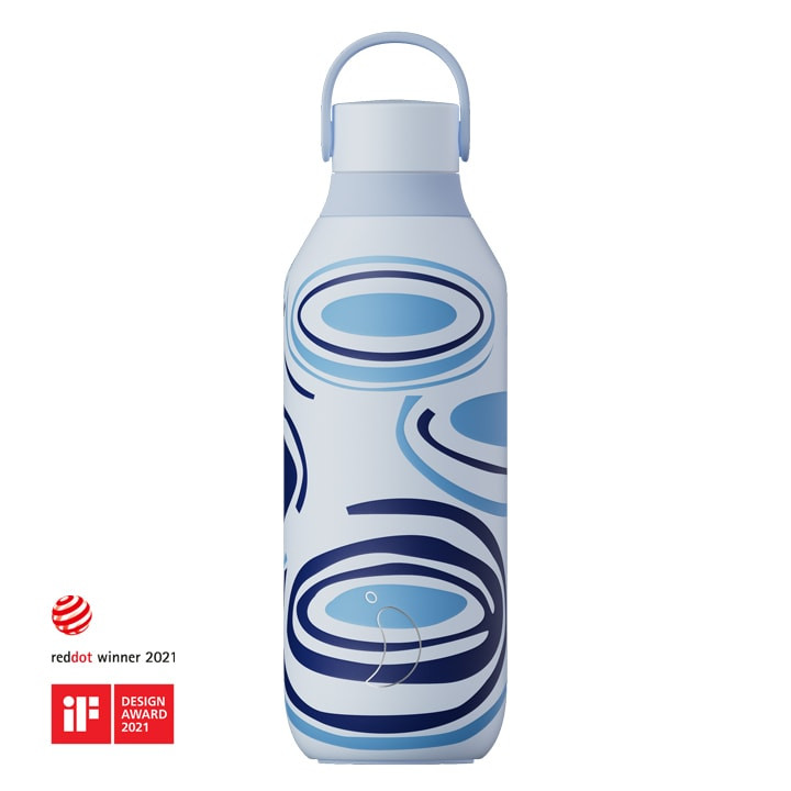 Chilly's Serie 2 - Thermosfles - 500 ml Hockney Blue