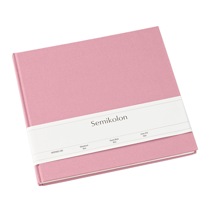 Semikolon - Gastenboek - Roze