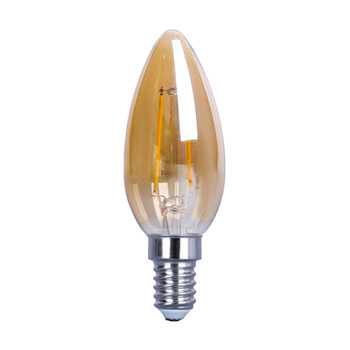 LED Filament E14 Bullet - 2400K - 4W - Dimbaar - Gold