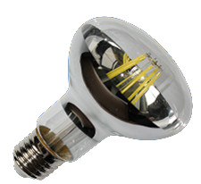 LED E27 Filament Spiegellamp R80 - 6W - Dimbaar