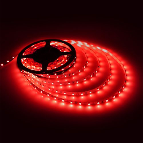 LED Strip DC24 Volt - Rood - 9,6W/m - SMD3528 - open wire