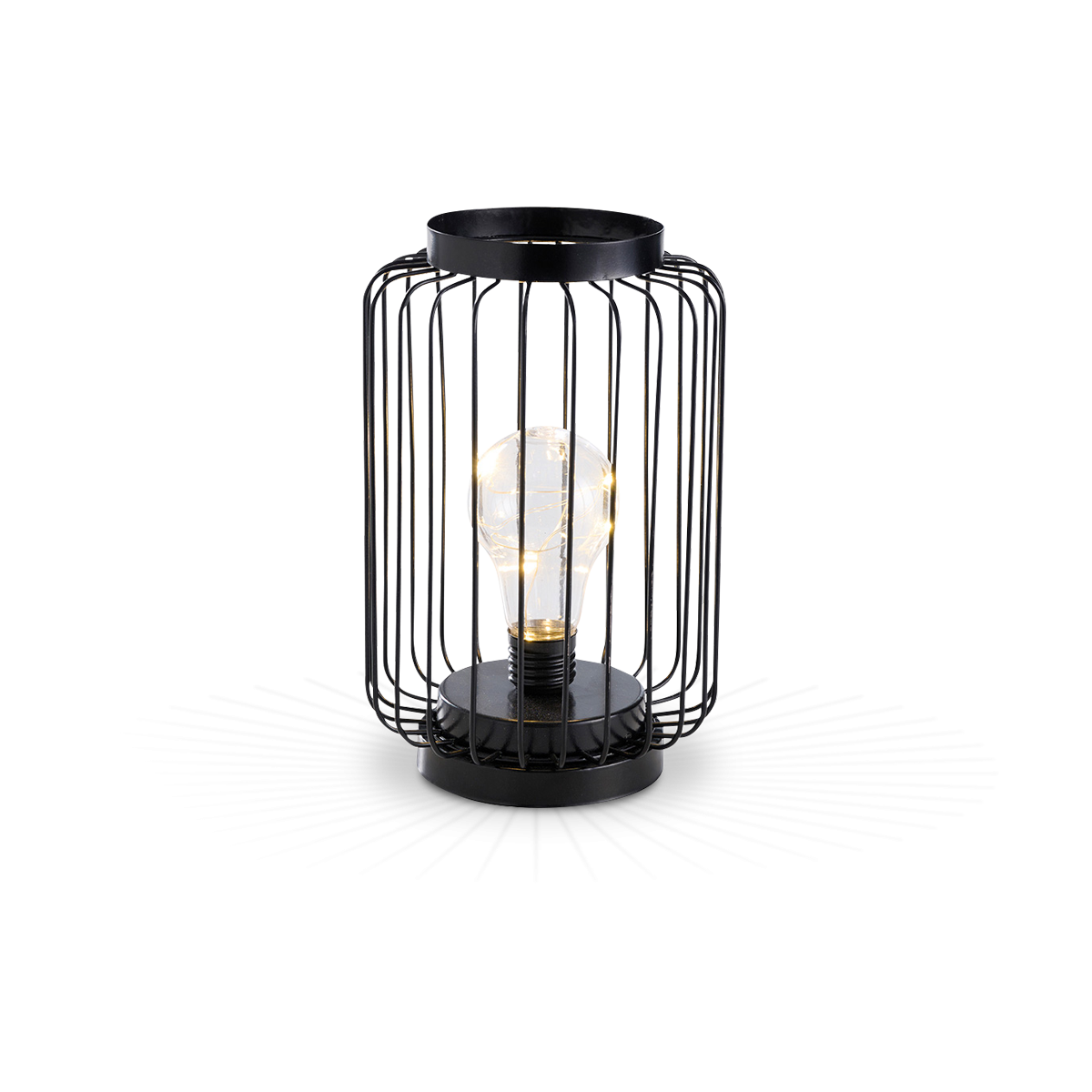 Kyra tuinlamp zwart - Ø 14 x 21 cm