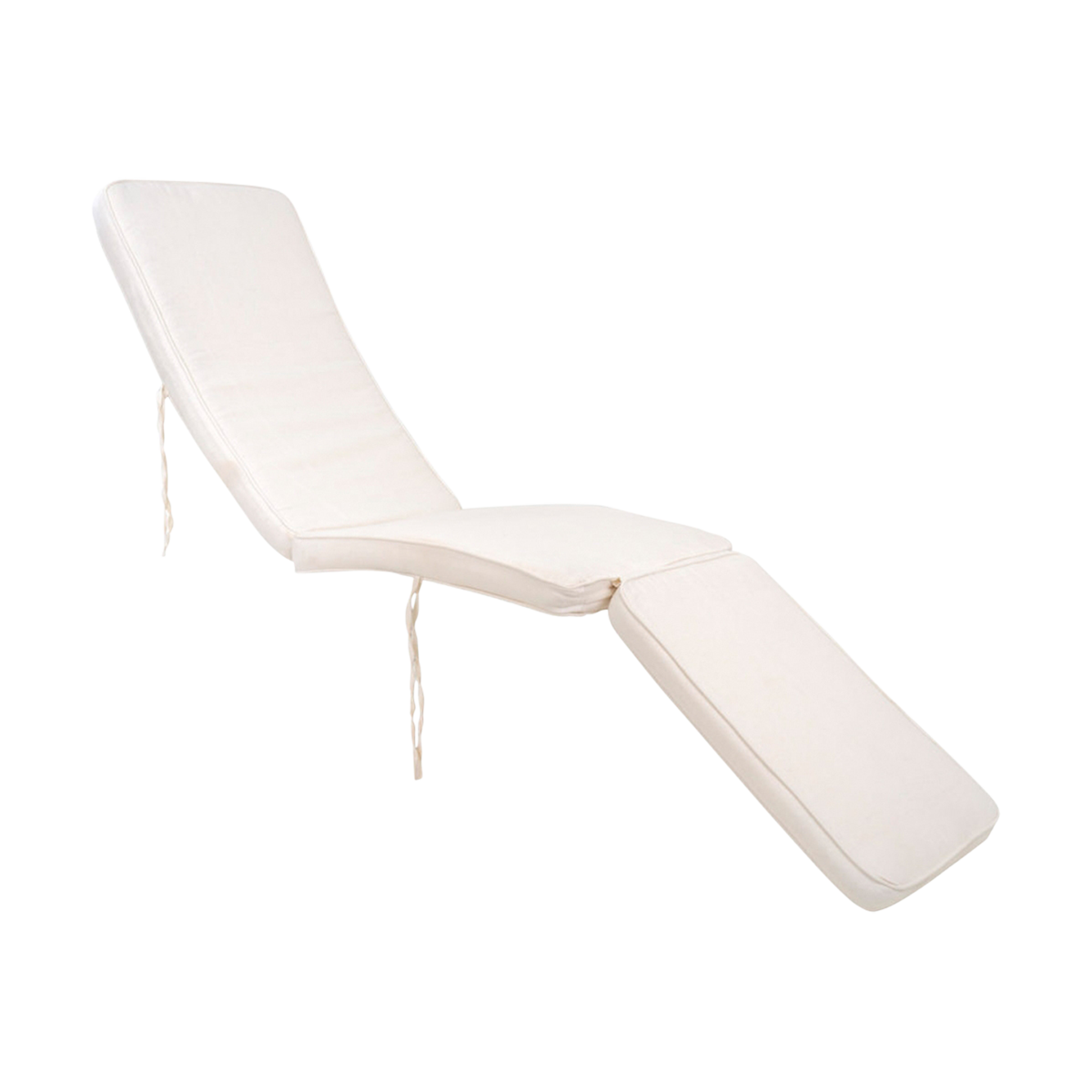 Jildou ligkussen voor tuin loungestoel gebroken wit  - 197 x 55 cm