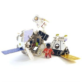 Ruimtestation 3D Bouwpakket Duurzaam Speelgoed