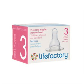 Spenen Lifefactory Glazen Fles - Fase 3