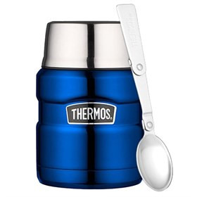 Lekdichte King Thermos Food Jar 450 ml - Blauw