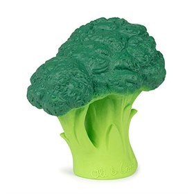 Natuurrubber Bad- en Bijtspeeltje Groente en Fruit - Brucy Broccoli