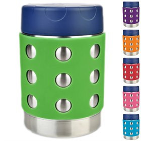 Lunchbots Thermal Voedselcontainer Insulated Dots Lekdicht 350 ml