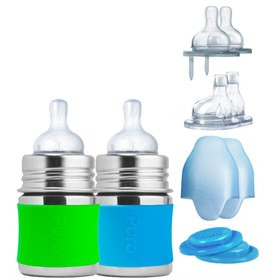 Starterset Babyfles RVS Verschillende Kleuren - 150 ml
