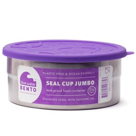Seal Cup Jumbo Lekdichte en Plasticvrije Trommel RVS 18 cm