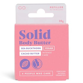 Navulling Vegan Solid Body Butter 40 gr Plasticvrij