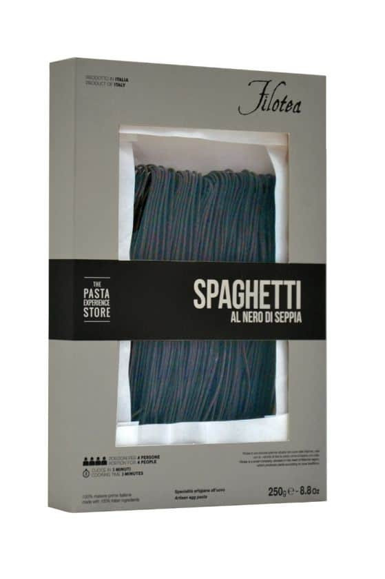 Filotea - eierpasta spaghetti al Nero di Seppia - 250 gram