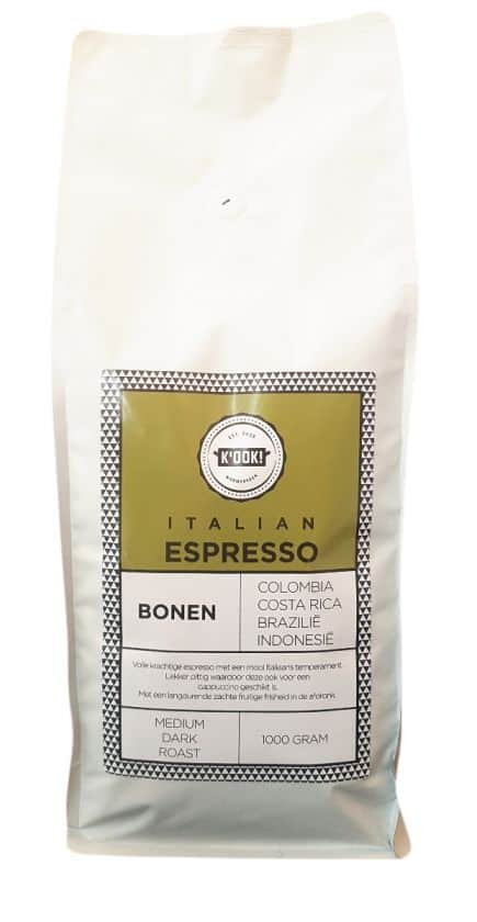K'OOK! - koffiebonen espresso - Italian - 1 kilo