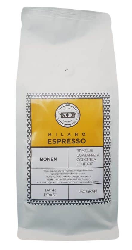 K'OOK! - Koffiebonen espresso - Milano - 250 gram