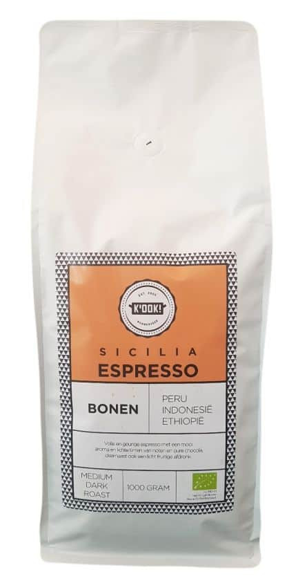 K'OOK! - koffiebonen - espresso Sicilia - 1 kg