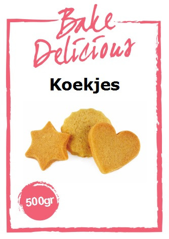 Bake Delicious - bakmix voor koekjes - 500 gram
