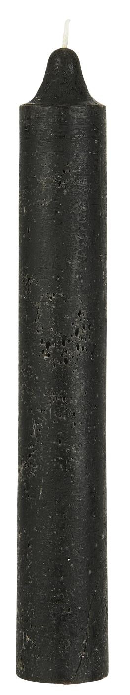 IB Laursen - kaars rustiek - zwart - 3.8 cm