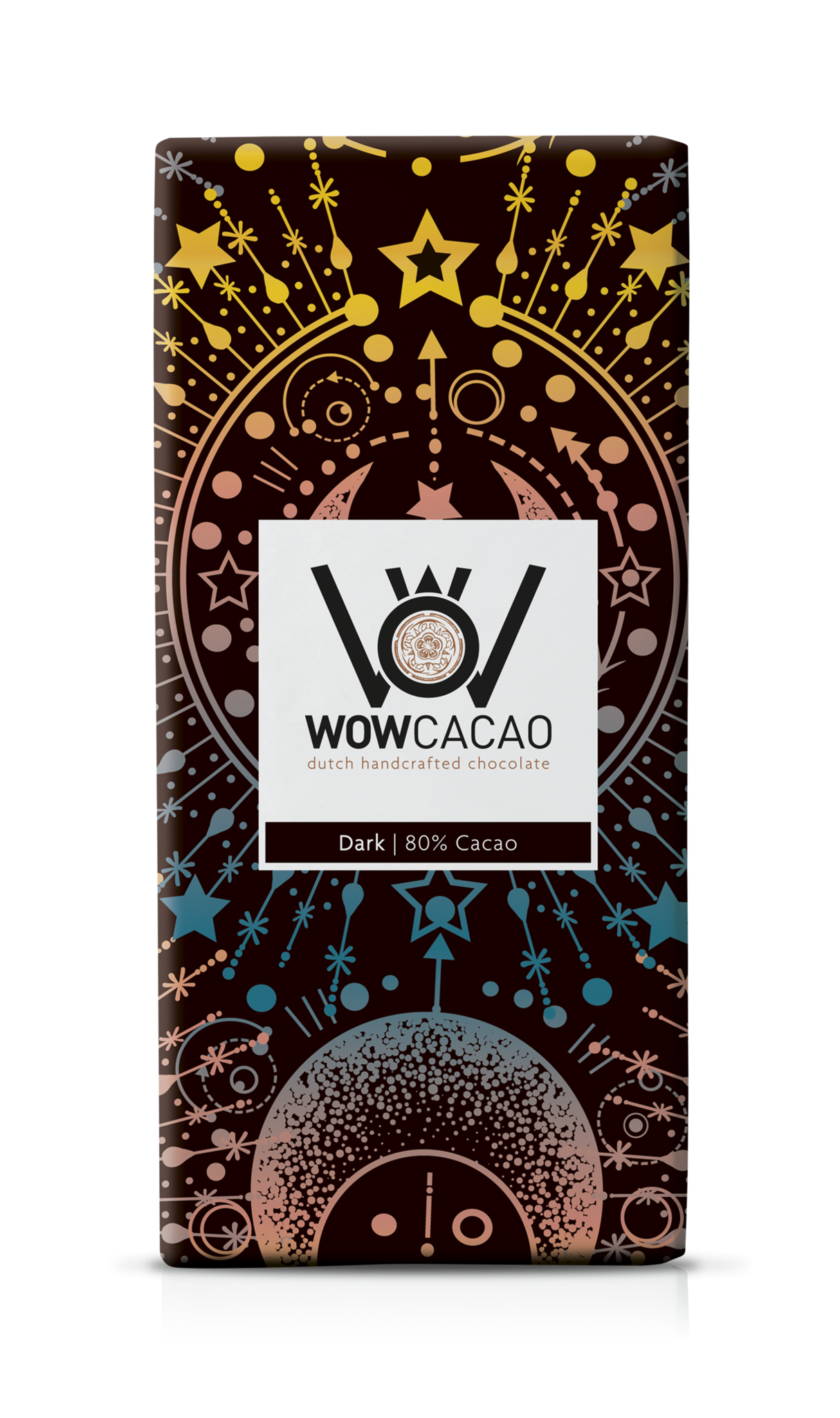 WOW Cacao - chocoladereep puur - 80% cacao