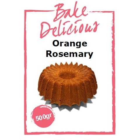 Bake Delicious - Orange Rosemary cakemix - 500 gram