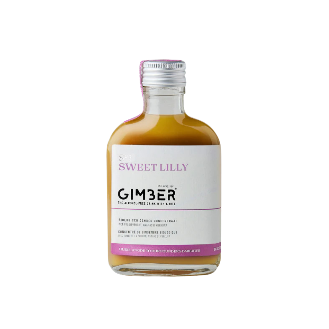 Gimber Sweet Lilly - biologische gemberdrank - alcoholvrij - 200 ml