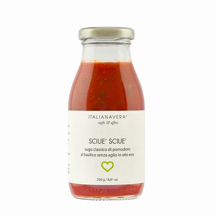 Italianavera - tomatensaus Sciue' Sciue' - met basilicum - 250 gr