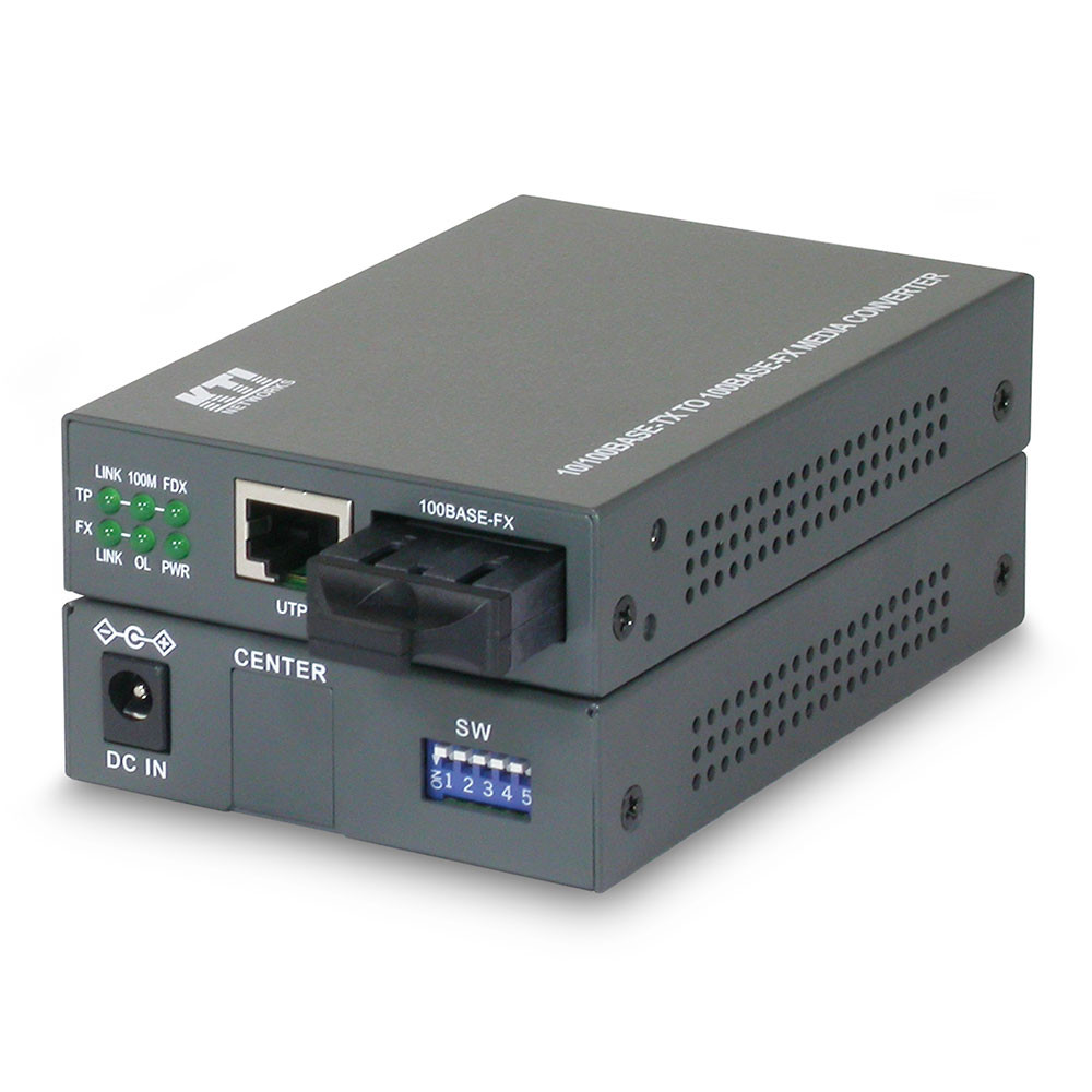 KTI Networks KC-300D-SL2 Mediaconverter Glasvezel interface Singlemode - SC