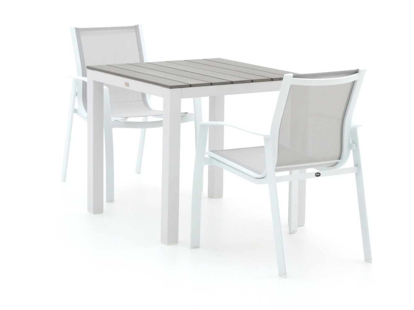 R&S Design Altea/Fidenza 78cm dining tuinset 3-delig stapelbaar - Laagste prijsgarantie!