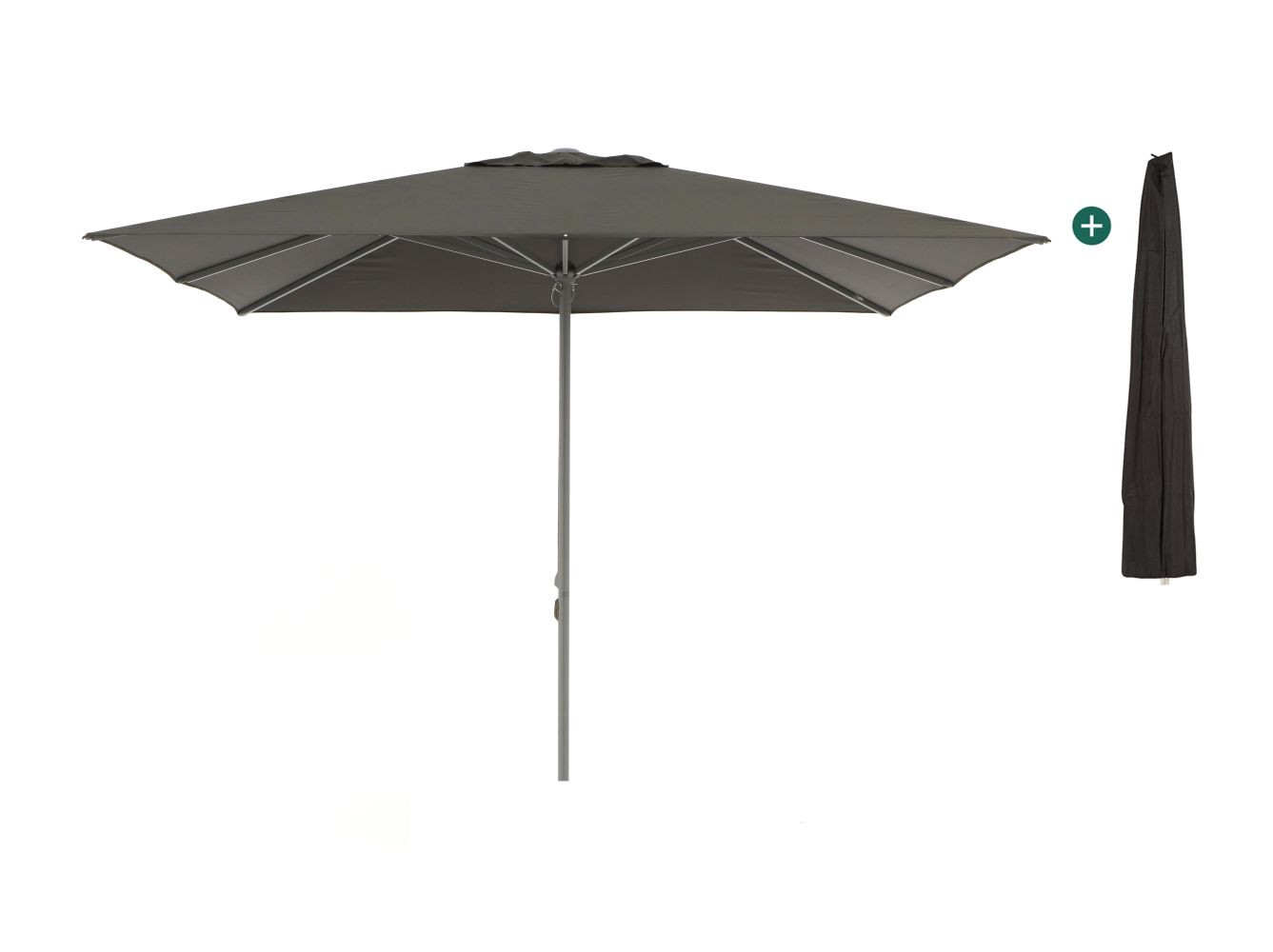 Shadowline Cuba parasol 350x350cm - Laagste prijsgarantie!