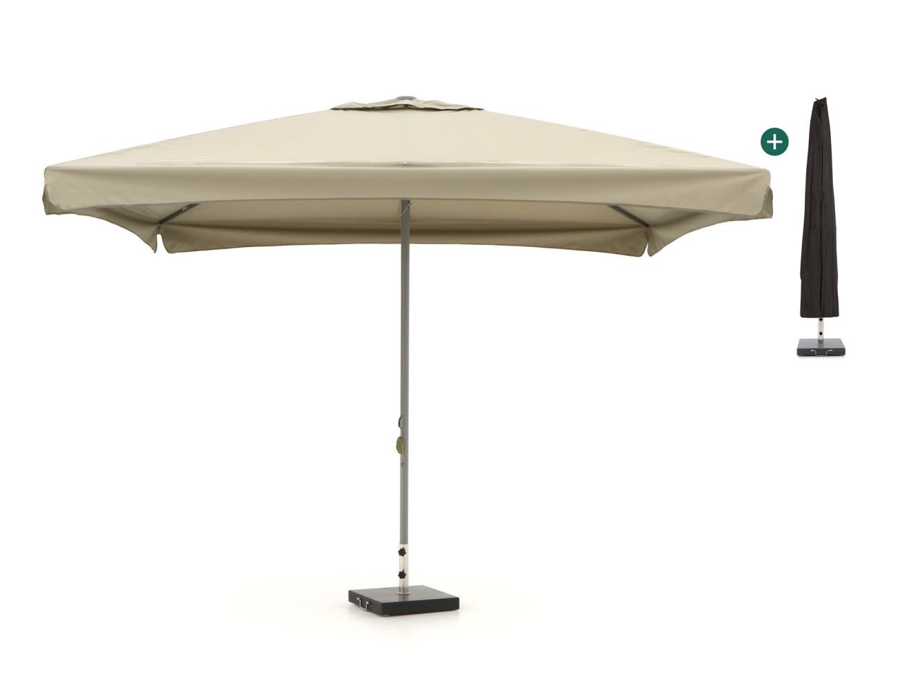 Shadowline Bonaire parasol 350x350cm - Laagste prijsgarantie!
