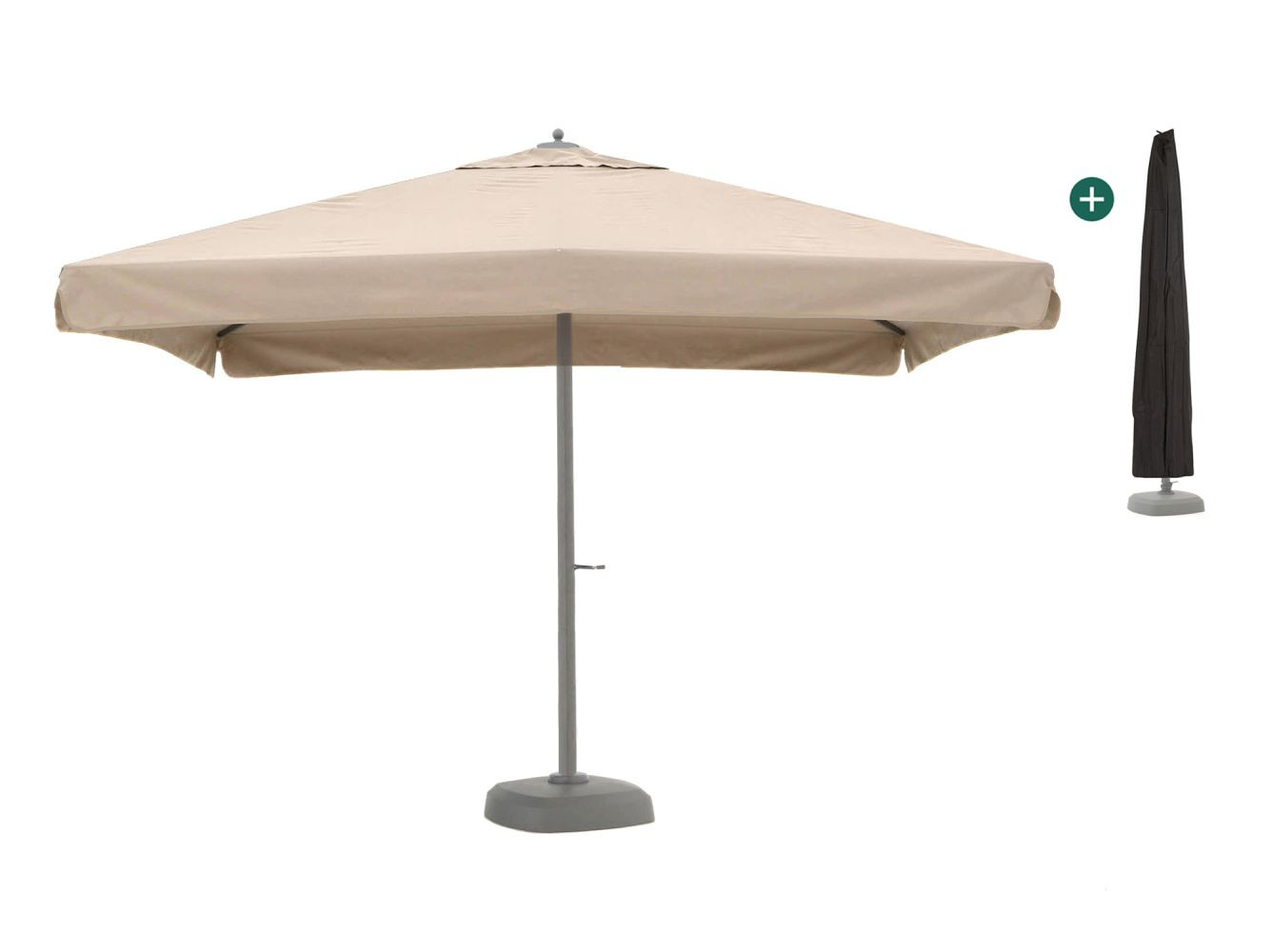 Shadowline Java parasol 400x400cm - Laagste prijsgarantie!