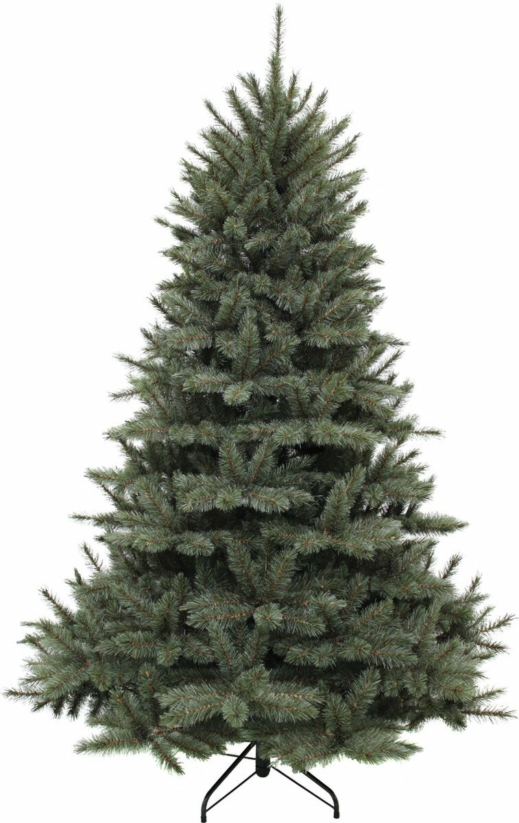 Kerstboom Forest Frosted x-mas tree newgrowth blue - h230xd157cm