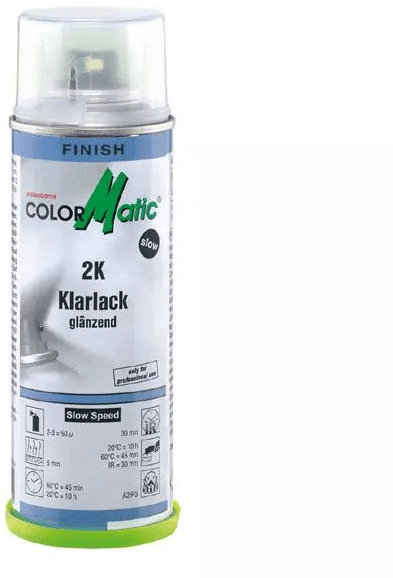 colormatic 2k blanke lak hoogglans slowspeed 375019 200 ml