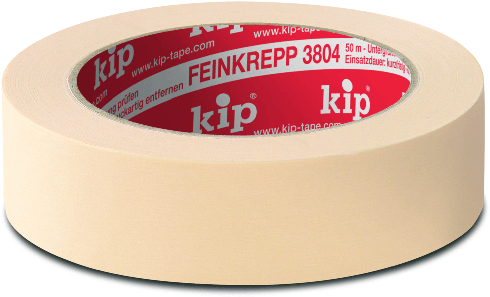 kip masking tape 3804 standaardkwaliteit chamois 18mm x 50m