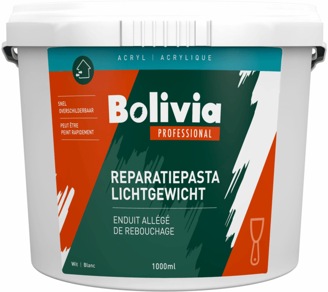 bolivia reparatiepasta lichtgewicht emmer 1 ltr