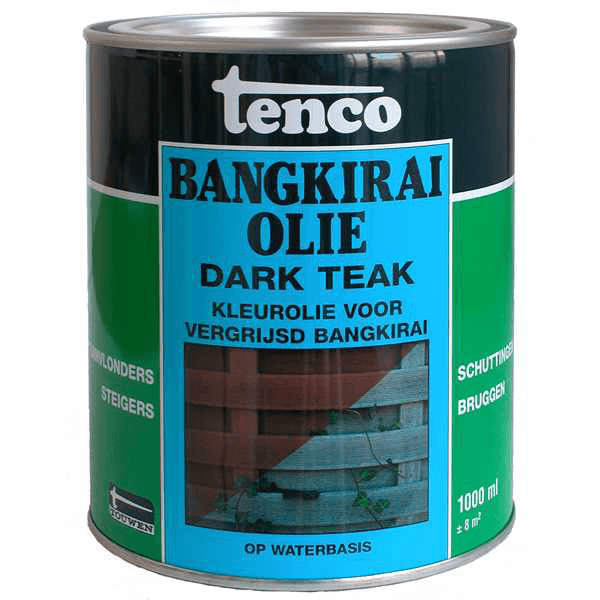 tenco bangkirai olie dark teak 2.5 ltr
