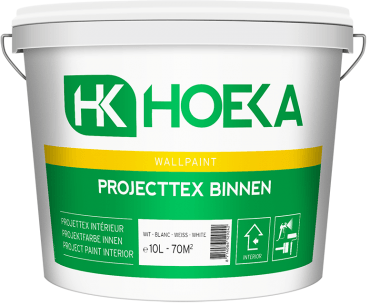hoeka projecttex binnen ral 9010 10 ltr